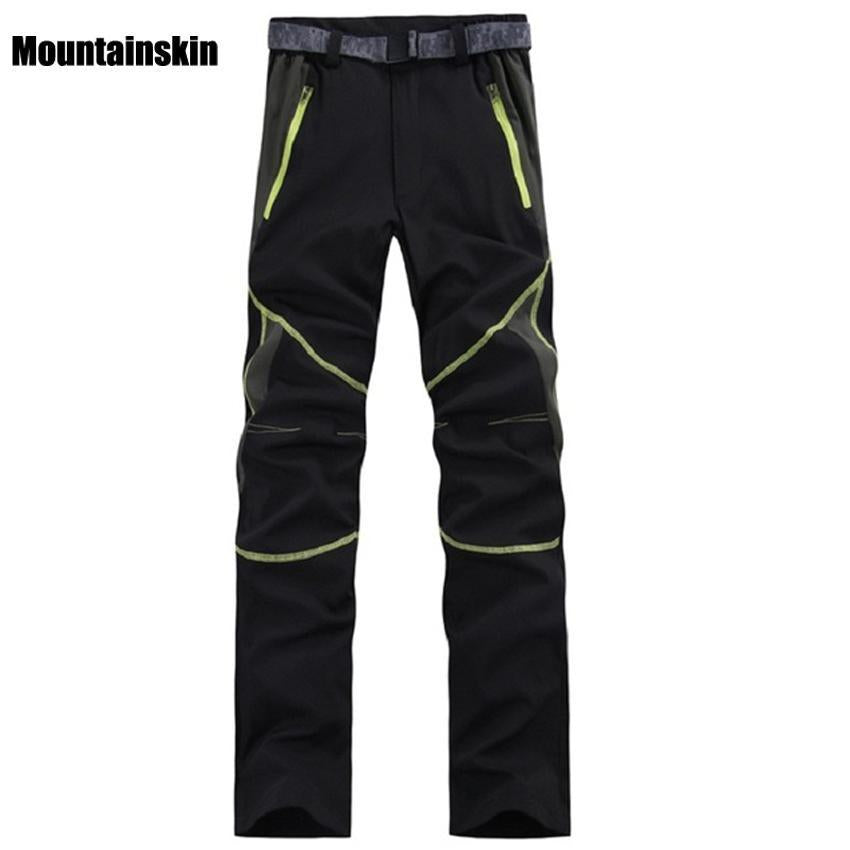 Mountainskin Men&#39;S Summer Quick Dry Hiking Thin Pants Outdoor Sports Pants-fishing pants-Mountainskin Outdoor-Army Green-S-Bargain Bait Box