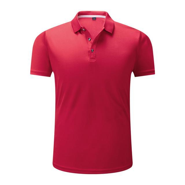 Mountainskin Men&#39;S Summer Quick Dry Polo T-Shirt Outdoor Sports Anti-Uv Hiking-Mountainskin Outdoor-Red-S-Bargain Bait Box
