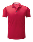 Mountainskin Men'S Summer Quick Dry Polo T-Shirt Outdoor Sports Anti-Uv Hiking-Mountainskin Outdoor-Red-S-Bargain Bait Box