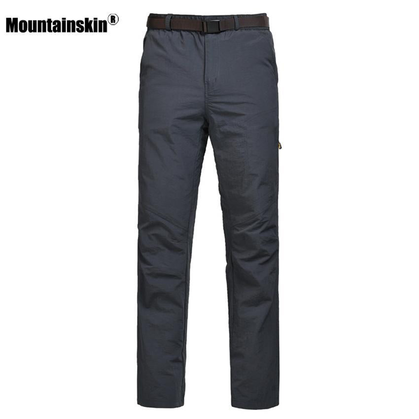 Mountainskin Men'S Summer Softshell Quick Dry Fishing Sport Pants Outdoor-Mountainskin Outdoor-Khaki-Asian Size L-Bargain Bait Box