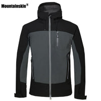 Mountainskin Men'S Winter Softshell Fleece Jackets Outdoor Sportswear Coat-Mountainskin Outdoor-Black-Asian Size S-Bargain Bait Box