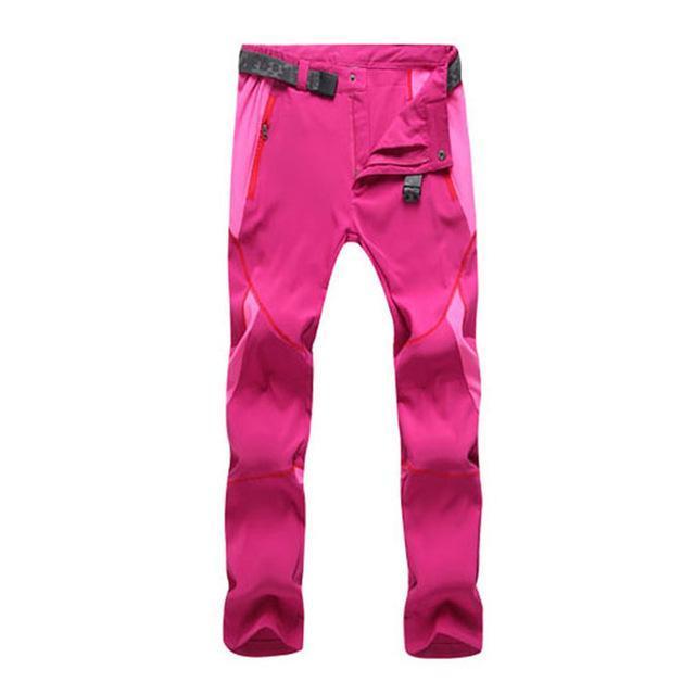 Mountainskin Men&#39;S Women&#39;S Summer Quick Dry Sports Pants Outdoor Hiking-fishing pants-Mountainskin Outdoor-Pink Pink-Chinese Size XS-Bargain Bait Box