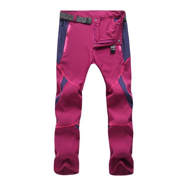 Mountainskin Men&#39;S Women&#39;S Summer Quick Dry Sports Pants Outdoor Hiking-fishing pants-Mountainskin Outdoor-Wine Red-Chinese Size XS-Bargain Bait Box