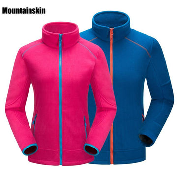 Mountainskin Men'S Women'S Winter Softshell Fleece Jackets Outdoor Sports-Mountainskin Outdoor-Men Denim Blue-Asian Size S-Bargain Bait Box