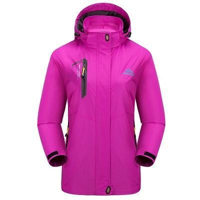 Mountainskin Women&#39;S Spring Breathable Softshell Jacket Outdoor Sports-HO Outdoor Store-Rose-Asian SIze M-Bargain Bait Box