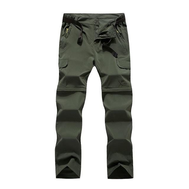 Mountainskin Women&#39;S Summer Quick Dry Removable Pants Outdoor Sport Trousers-Mountainskin Outdoor-Army Green-Asian Size S-Bargain Bait Box