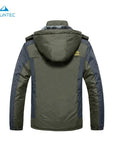 Mountec Winter Waterproof Hiking Jacket Softshell Men Windbreaker Jacket Plus-TaoDream Outdoor Store-Black-XL-Bargain Bait Box