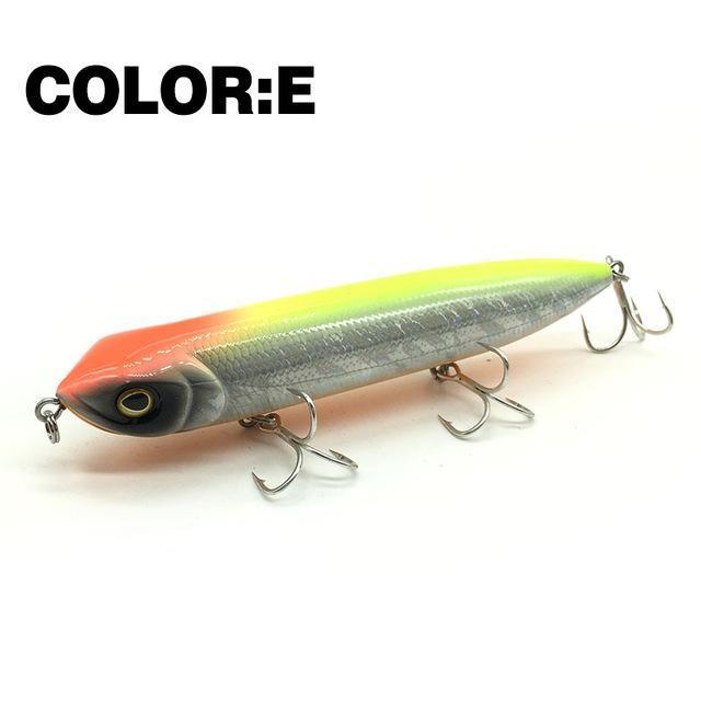 Mr.Charles Cmc018 Fishing Lure 128Mm/25G Floating Top Water Assorted Colors-MrCharles-COLOR E-Bargain Bait Box