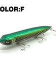 Mr.Charles Cmc018 Fishing Lure 128Mm/25G Floating Top Water Assorted Colors-MrCharles-COLOR F-Bargain Bait Box