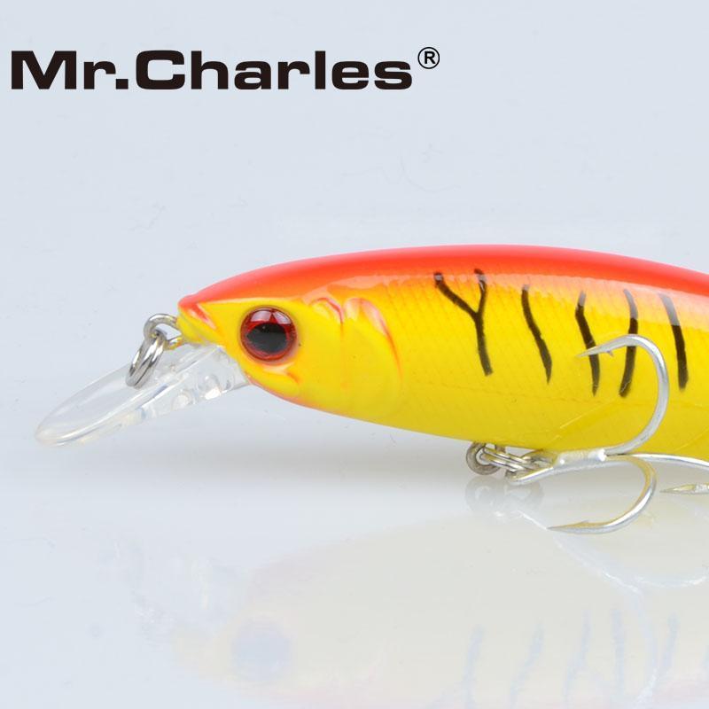 Mr.Charles Cmc021 Fishing Lure 95Mm/13.5G 0-1.0M Floating Super Sinking Minnow-MrCharles-COLOR A-Bargain Bait Box