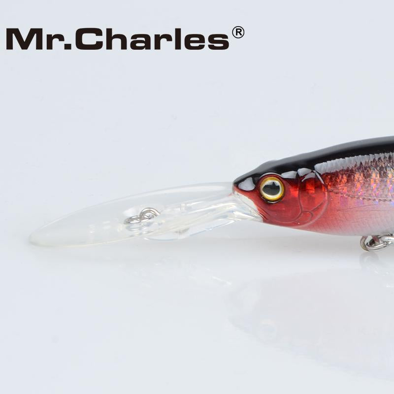 Mr.Charles Cmc032 Fishing Lure 75Mm/11.5G 0-2.0M Floating Shad Minnow Hard Baits-MrCharles-COLOR A-Bargain Bait Box