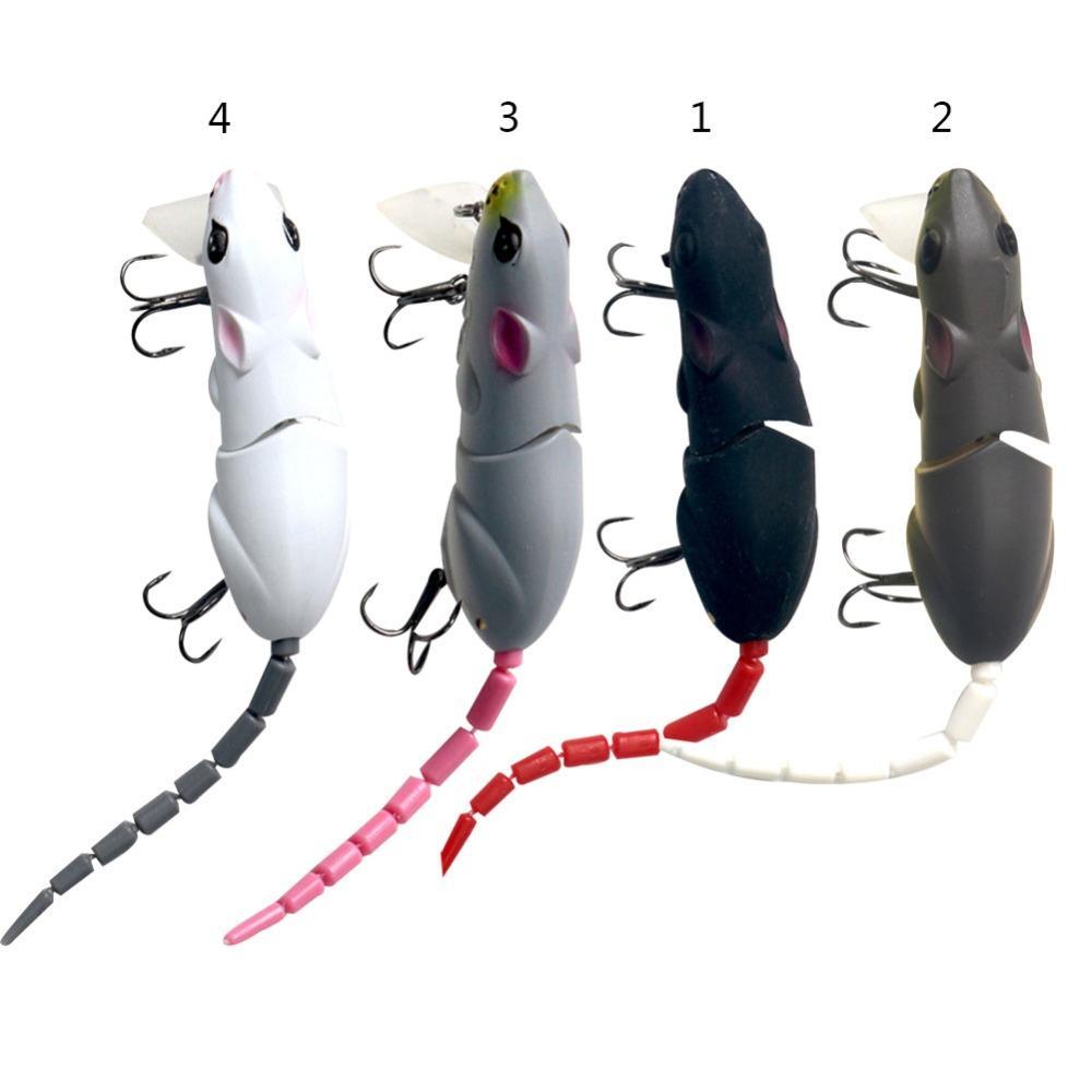 Mry 2019 Artificial Fishing Lure Plastic Mouse Lure Rat Fishing Multi Joint-Fishing Lures-MrY Outdoor Store-WHITE-Bargain Bait Box