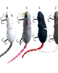 Mry 2019 Artificial Fishing Lure Plastic Mouse Lure Rat Fishing Multi Joint-Fishing Lures-MrY Outdoor Store-WHITE-Bargain Bait Box