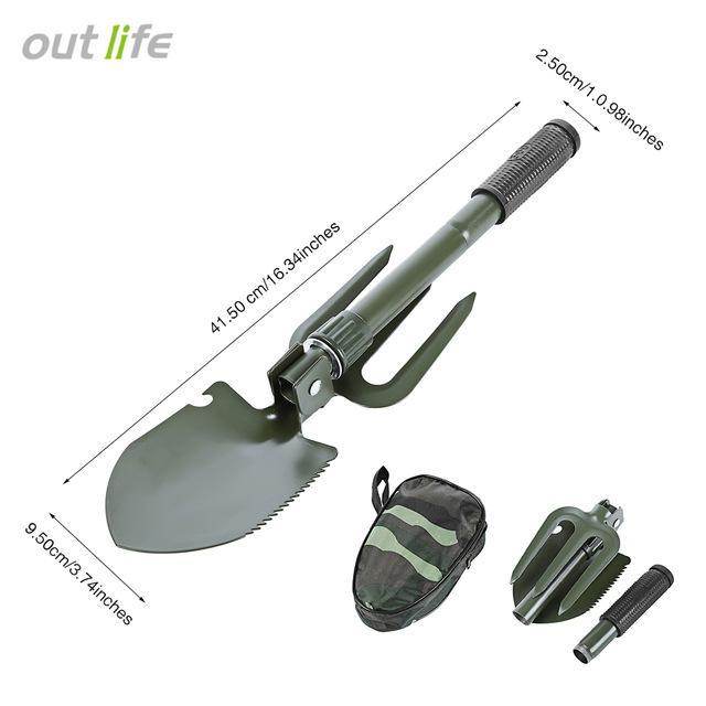 Multi-Function Camping Shovel Military Portable Folding Shovel Survival Spade-Top Sport Store - make sport easy-style 4-Bargain Bait Box