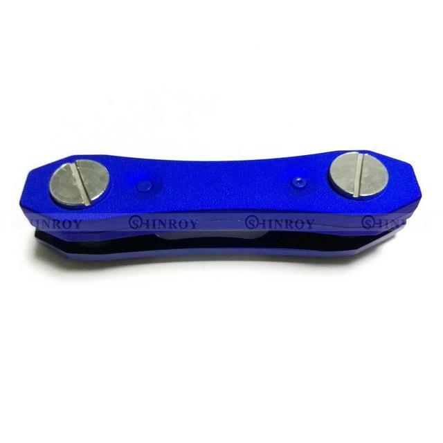 Multi Function Keychain Clip Key Organizer Dual Led Lights Built In Bottle-EnjoyOutdoor Store-Blue-Bargain Bait Box
