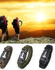Multi-Functional Camping Hiking Climbing Paracord Bracelet Outdoor Survival Gear-LLD Outdoor Store-Type1-Bargain Bait Box