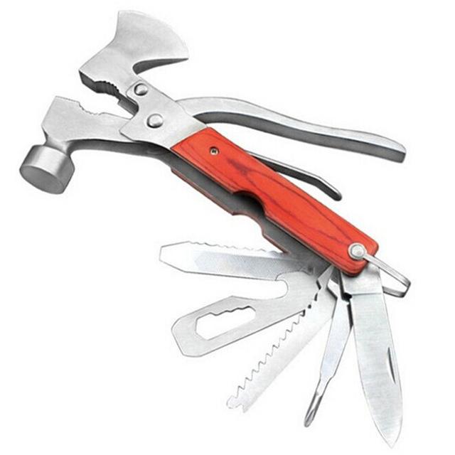 Multi Tool Hammer Axe Knife Opener Screwdriver Plier For Outdoor Camping Ss-shopping_spree88 Store-1 pcs-Bargain Bait Box