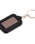 Multi Tool Solar Energy Light 3 Led Electric Torch With Key Chain Mini Led-Under the Stars123-Red-Bargain Bait Box