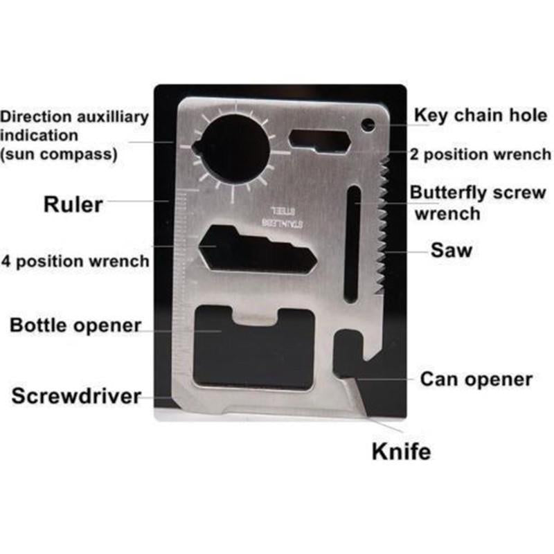 Multi Tools 11 In 1 Multifunction Outdoor Hunting Survival Camping Pocket-NO limite Store-Bargain Bait Box