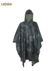 Multifunction Military Emergency Raincoat Poncho For Fishing Hiking Hunting-Loogu outdoor Co,.Ltd-AF-Bargain Bait Box