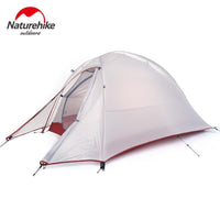 Naturehike 1 Person Dome Tent Double-Layer Outdoor Camping Ultralight 20D-BoundlessVoyage Store-Orange210T-Bargain Bait Box