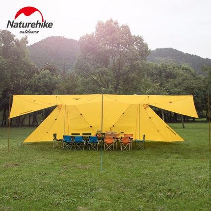 Naturehike 10 Person Large Camping Tent A Tower Tarp Outdoor Base Camp Tents-AliExpressOutdoor Store-orange-Bargain Bait Box