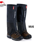 Naturehike 1Pair Leg Warmers Leg Hiking Gaiters Waterproof Winter Outdoor-Naturehike Speciality Store-Man Black-Bargain Bait Box