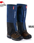 Naturehike 1Pair Leg Warmers Leg Hiking Gaiters Waterproof Winter Outdoor-Naturehike Speciality Store-Man Dark Blue-Bargain Bait Box