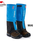 Naturehike 1Pair Leg Warmers Leg Hiking Gaiters Waterproof Winter Outdoor-Naturehike Speciality Store-Man Light Blue 01-Bargain Bait Box