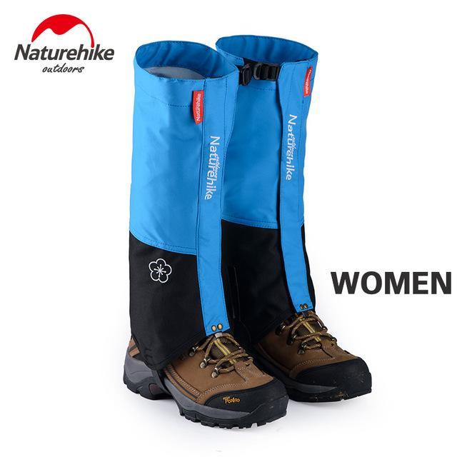 Naturehike 1Pair Leg Warmers Leg Hiking Gaiters Waterproof Winter Outdoor-Naturehike Speciality Store-Women Light Blue-Bargain Bait Box