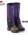 Naturehike 1Pair Leg Warmers Leg Hiking Gaiters Waterproof Winter Outdoor-Naturehike Speciality Store-Women Purple-Bargain Bait Box