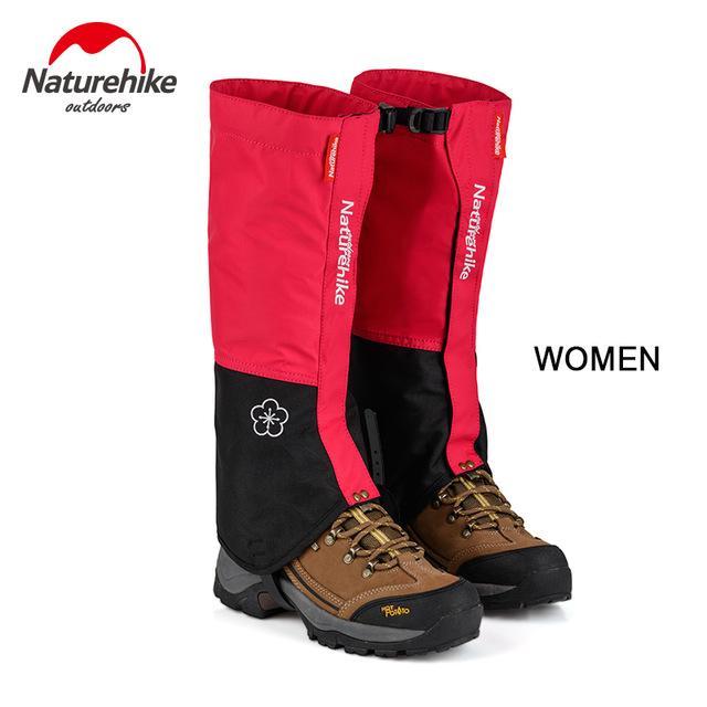 Naturehike 1Pair Leg Warmers Leg Hiking Gaiters Waterproof Winter Outdoor-Naturehike Speciality Store-Women red-Bargain Bait Box