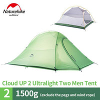 Naturehike 2 Man Lightweight Camping Tent Outdoor Hiking Backpacking Cycling-AliExpressOutdoor Store-Green-Bargain Bait Box