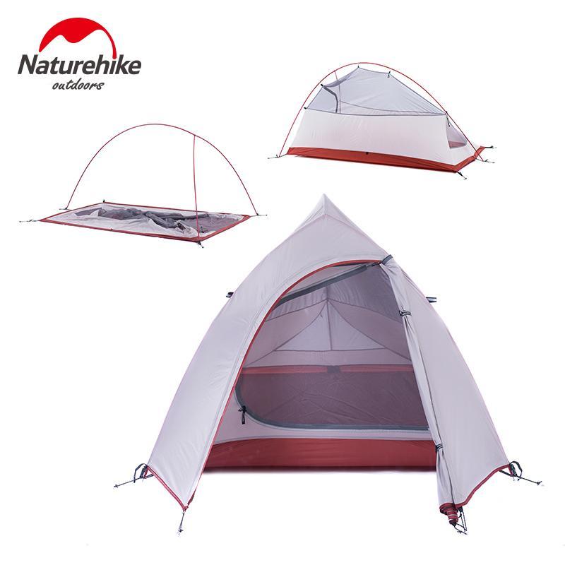 Naturehike 2 Man Lightweight Camping Tent Outdoor Hiking Backpacking Cycling-AliExpressOutdoor Store-Orange-Bargain Bait Box