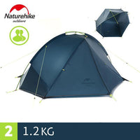 Naturehike 20D Nylon Taga Outdoor Camping Tent Ultralight One Bedroom One Man-Journay Store-navy double tent-Bargain Bait Box