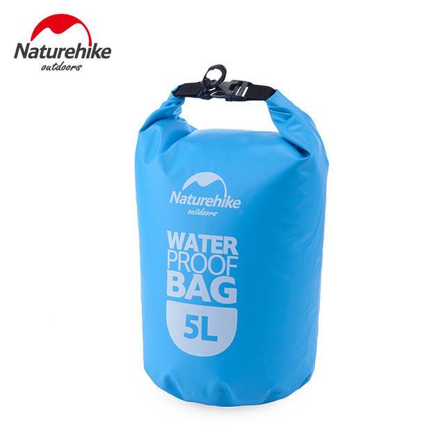 Naturehike 2L/5L Outdoor Waterproof Dry Bag Sack Floating Dry Gear Bags For-Wild Outdoor Store-Blue 5L-Bargain Bait Box