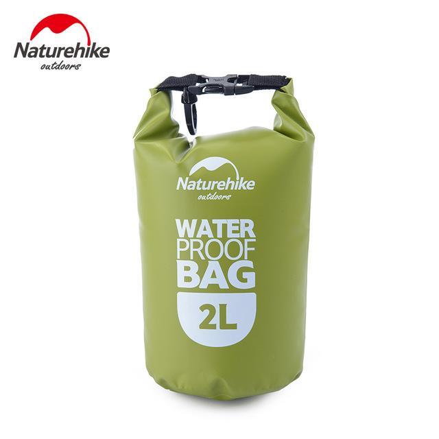 Naturehike 2L/5L Outdoor Waterproof Dry Bag Sack Floating Dry Gear Bags For-Wild Outdoor Store-Green 2L-Bargain Bait Box