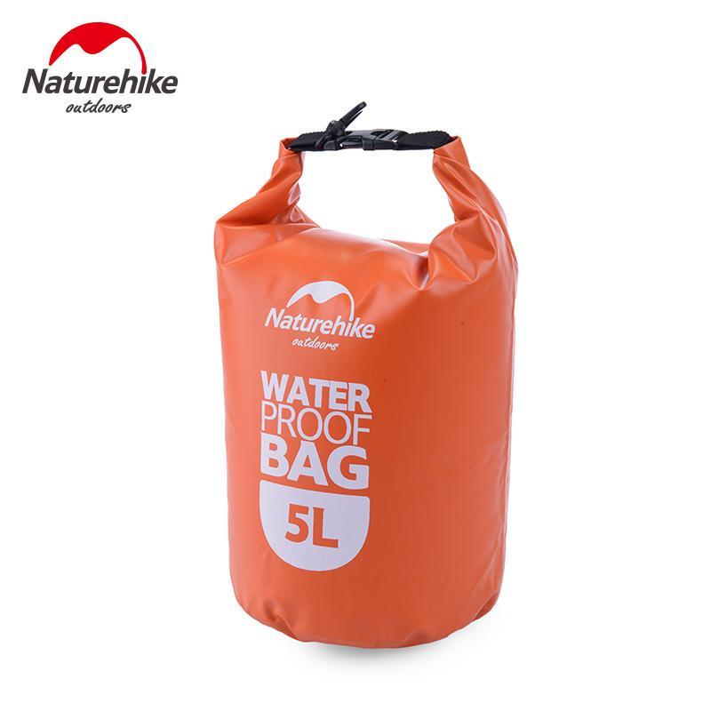 Naturehike 2L/5L Outdoor Waterproof Dry Bag Sack Floating Dry Gear Bags For-Wild Outdoor Store-Orange 2L-Bargain Bait Box