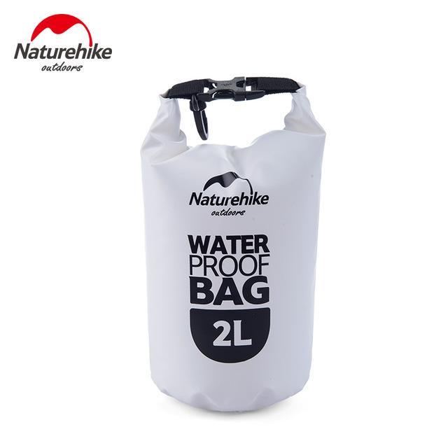 Naturehike 2L/5L Outdoor Waterproof Dry Bag Sack Floating Dry Gear Bags For-Wild Outdoor Store-White 2L-Bargain Bait Box