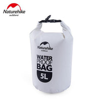 Naturehike 2L/5L Outdoor Waterproof Dry Bag Sack Floating Dry Gear Bags For-Wild Outdoor Store-White 5L-Bargain Bait Box