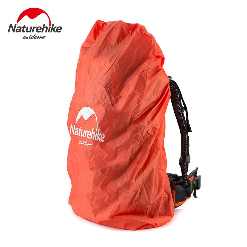 Naturehike Bag Cover 20~75L Waterproof Rain Cover For Backpack Camping Hiking-Naturehike Official Store-Orange 50 TO 75L-Bargain Bait Box