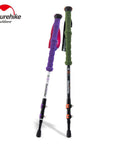 Naturehike Carbon Fiber Walking Stick Trekking Poles Alpenstock Hiking Cane-Mount Hour Outdoor Co.,Ltd store-Purple 1250mm-Bargain Bait Box