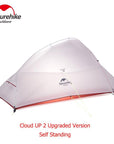 Naturehike Cloudup Series Ultralight Hiking Camping Tent 20D Fabric For 2 Person-Tents-YOUGLE store-UP1 20D gray-Bargain Bait Box