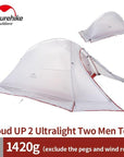 Naturehike Cloudup Series Ultralight Hiking Camping Tent 20D Fabric For 2 Person-Tents-YOUGLE store-UP2 20D with skirt-Bargain Bait Box