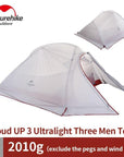 Naturehike Cloudup Series Ultralight Hiking Camping Tent 20D Fabric For 2 Person-Tents-YOUGLE store-UP3 20D with skirt-Bargain Bait Box