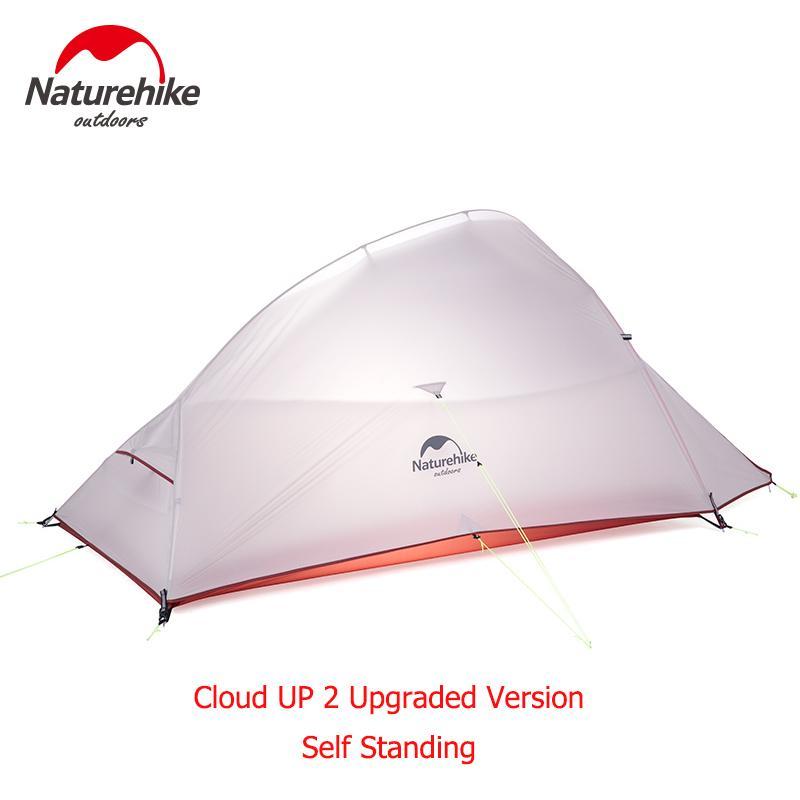 Naturehike Cloudup Series Ultralight Hiking Tent 20D Fabric For 2 Person With-Naturehike Official Store-20D Gray-Bargain Bait Box