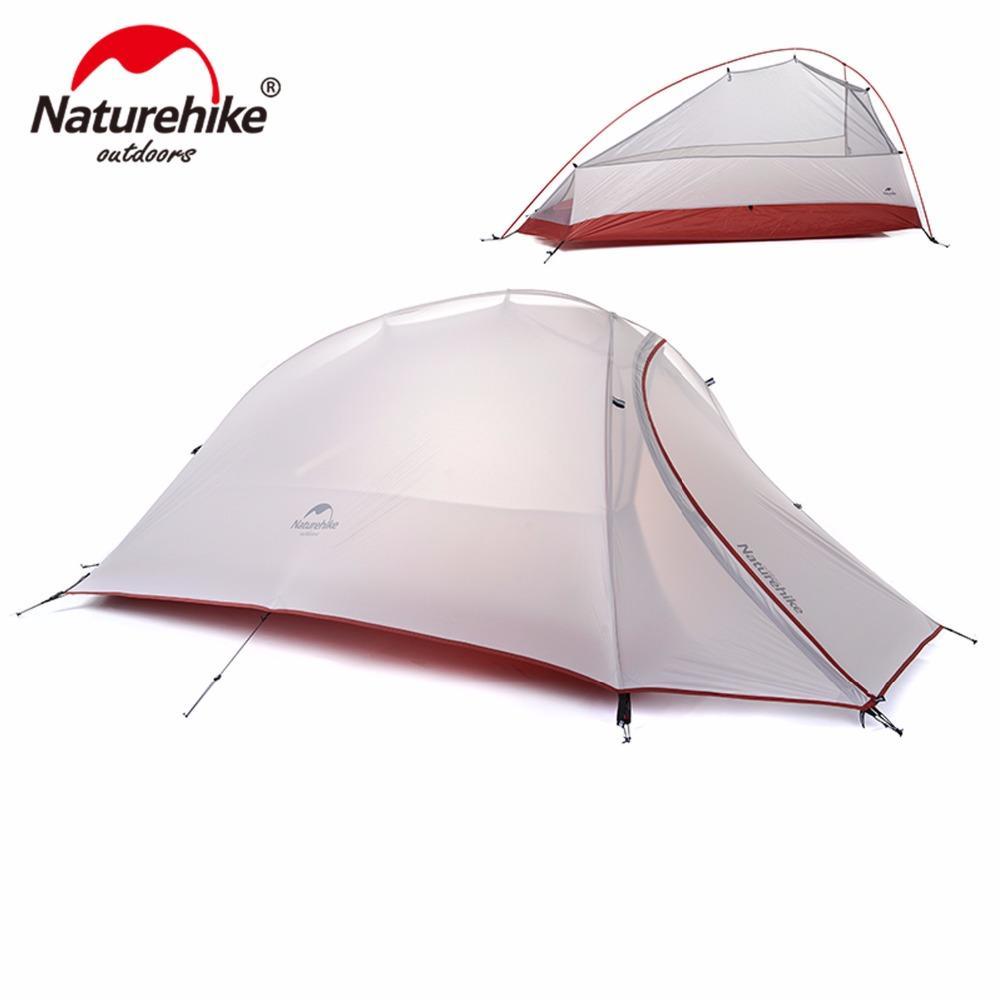 Naturehike Cloudup Series Ultralight Hiking Tent 20D/210T Fabric For 1 Person-Naturehike Official Store-210T Orange-Bargain Bait Box