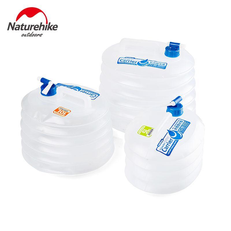 Naturehike Collapsible Water Bucket Folding Storage 5L 10 L Pe Food Grade-Naturehike Official Store-15L-Bargain Bait Box