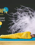 Naturehike Cw300 Ultralight Outdoor White Goose Down Mummy Sleeping Bag-Sleeping Bags-Naturehike Official Store-Yellow-Bargain Bait Box