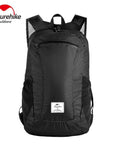 Naturehike Foldable Waterproof Backpack Ultralight Unisex Shoulder Straps-Naturehike Official Store-Black-Bargain Bait Box
